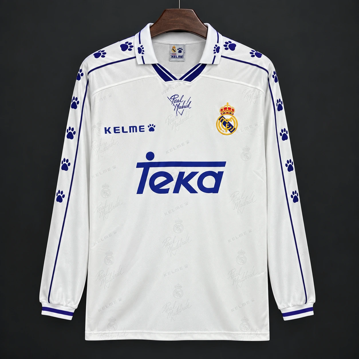 Real Madrid 1994/96 Manga Longa